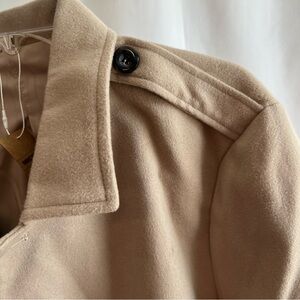 NWT Manly Tan Button-Down Coat Size Large